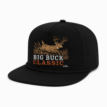 Big Buck Classic Black trucker hat by Whiskey Bent Hat Co