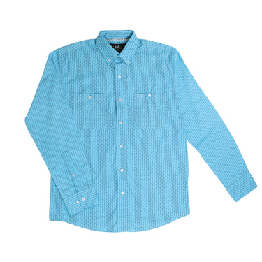 Whiskey Bent Hat Co - WR Blue LS Button Down