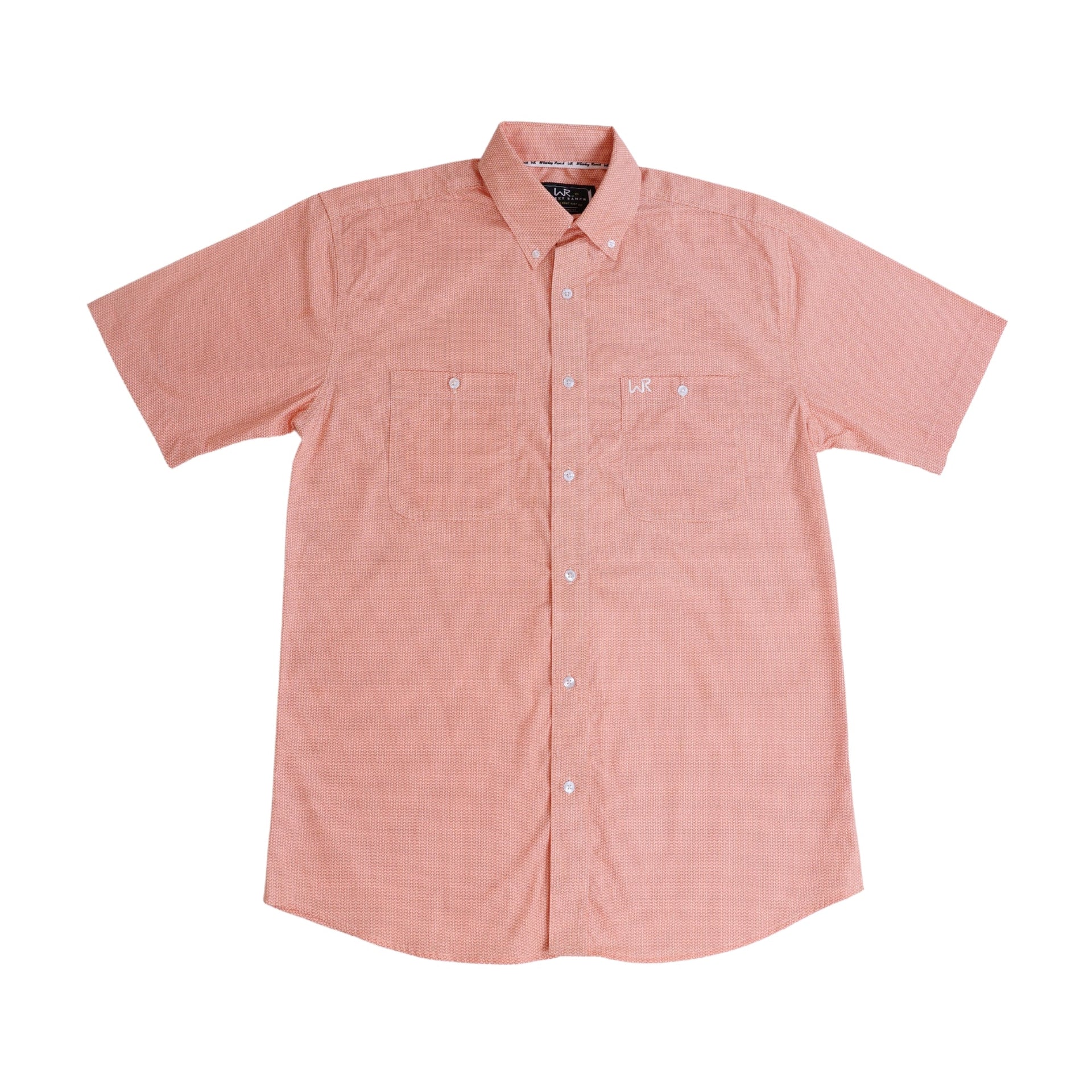 WR Peach Button Down – Whiskey Bent Hat Co