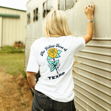 Whiskey Bent Hat Co-Yellow Rose Tee