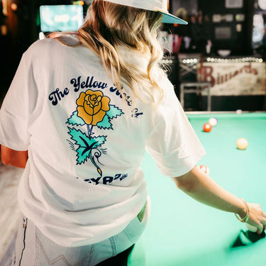 Whiskey Bent Hat Co-Yellow Rose Tee