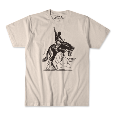 Whiskey Bent Hat Co-Cowboy Tee Natural