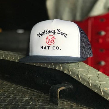 Whiskey Bent Hat Co-WB Classic Navy/White Trucker