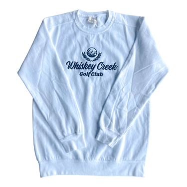 Whiskey Bent Hat Co-Whiskey Creek Sweatshirt in White
