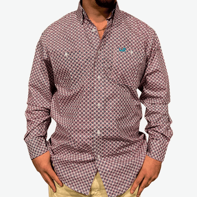 Whiskey Bent Hat Co-WR Emerald LS Button Down