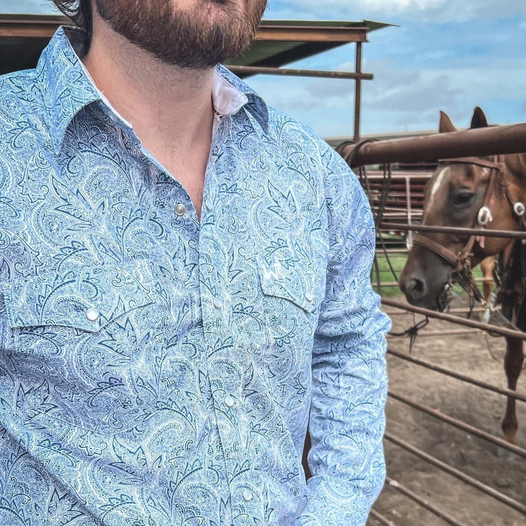 Whiskey Bent Hat Co-WR Pearl Snap LS Button Down