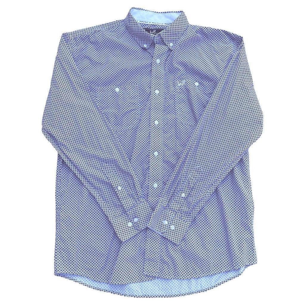 Whiskey Bent Hat Co-WR Purple LS Button Down