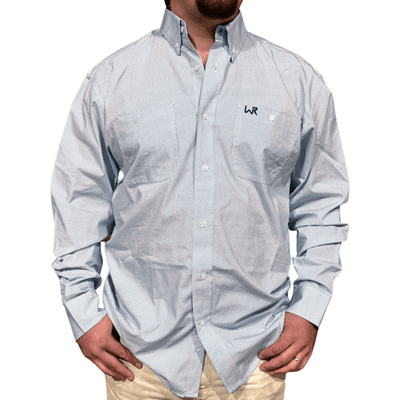 Whiskey Bent Hat Co-WR White LS Button Down